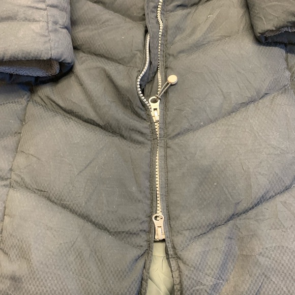 Eddie Bauer Womens Puffer Long Coat Hooded Jacket Long Sleeve Solid Black Size S - Picture 5 of 10